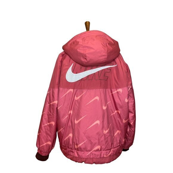 Nike Women's Icon Clash ThermaFIT Hooded Jacket in Archaeo Pink S - Picture 9 of 14